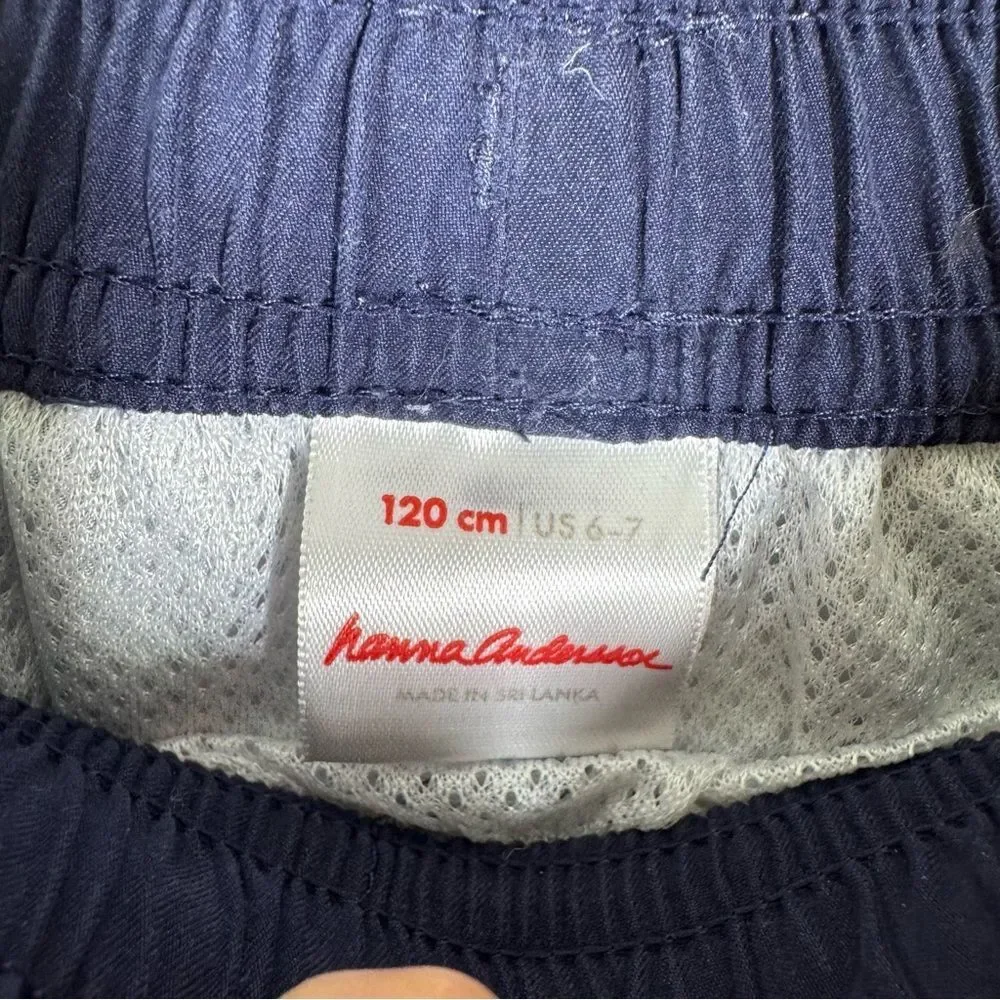 Hanna Andersson Boys Swim Trunks Bundle Tropical Boats Flamingo Size 110-120 6/7